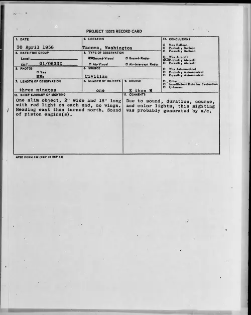 First page of 1956.04 - 6785662 - Tacoma, Washington