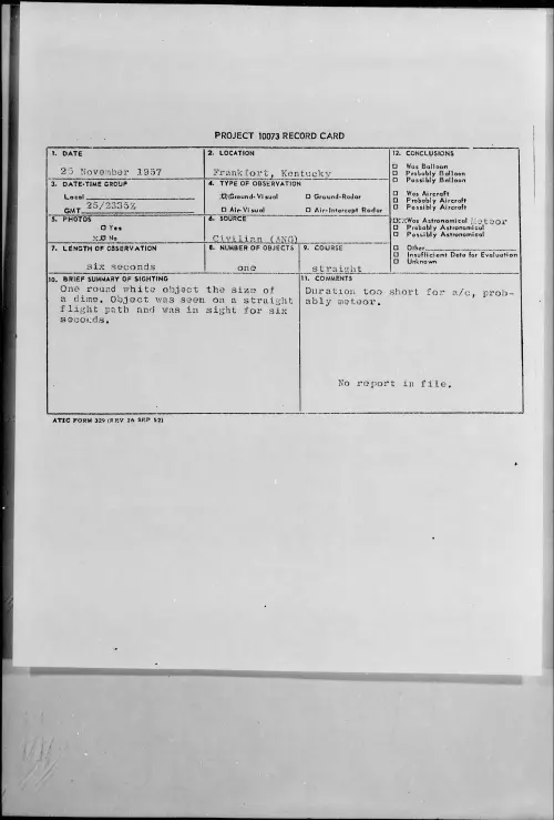 First page of 1957.11 - 6962613 - Frankfort, Kentucky