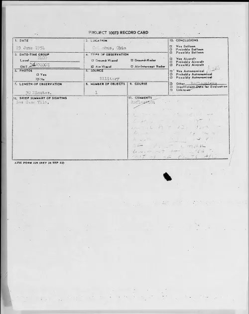 First page of 1954.06 - 8714073 - Columbus, Ohio
