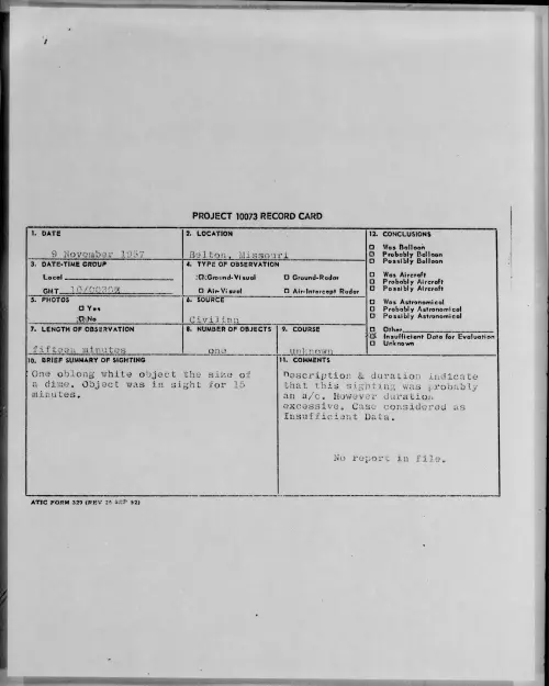 First page of 1957.11 - 6782289 - Belton, Missouri