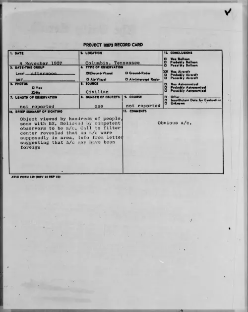 First page of 1957.11 - 6781708 - Columbia, Tennessee
