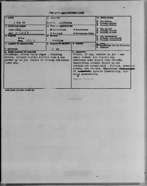 First page of 1954.02 - 6779799 - Puente, California