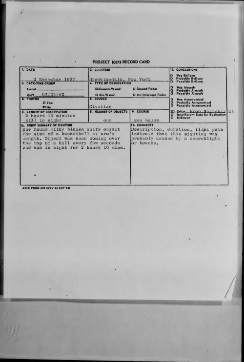 First page of 1957.11 - 7228877 - Brooktondale, New York