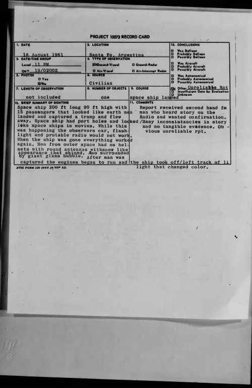First page of 1961.08 - 8299818 - Santa Fe, Argentina
