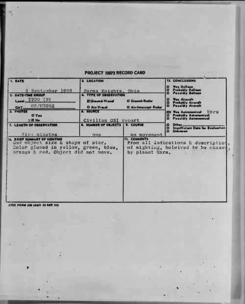 First page of 1956.09 - 7070615 - Parma Heights, Ohio
