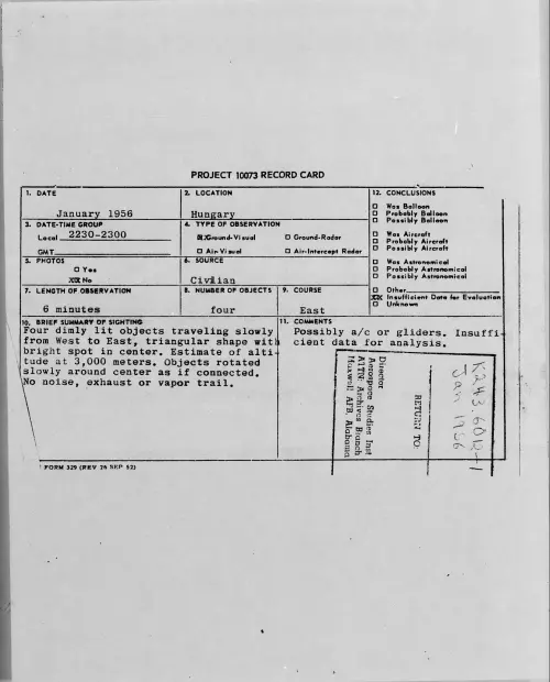 First page of 1956.01 - 7340166 - Hungary