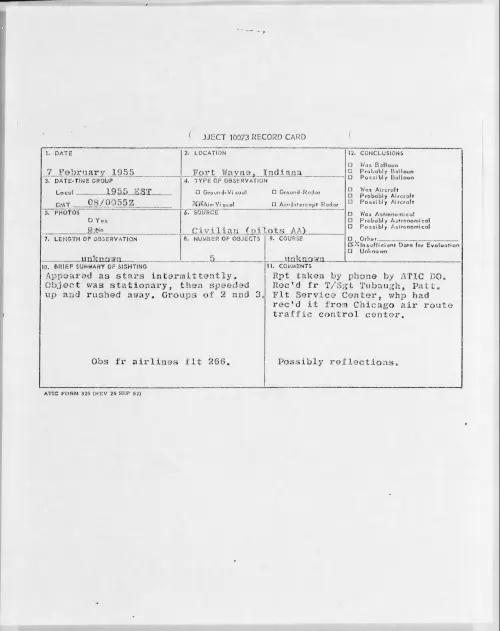 First page of 1955.02 - 6968404 - Fort Wayne, Indiana