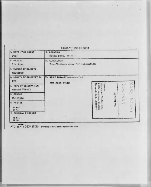 First page of 1957.xx - 6786323 - South Bend, Indiana