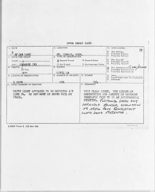First page of 1955.01 - 6965274 - ST. IGNACE, MICH