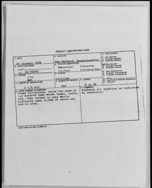 First page of 1956.01 - 7340384 - New Bedford, Massachusetts