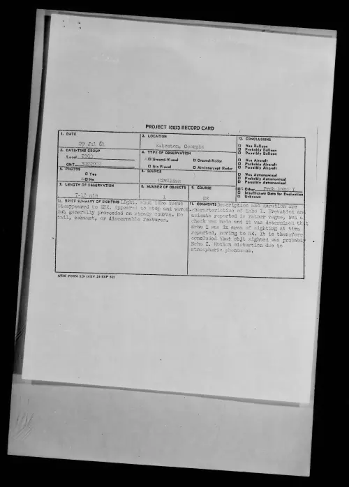 First page of 1961.07 - 8295198 - Eatonton, Georgia