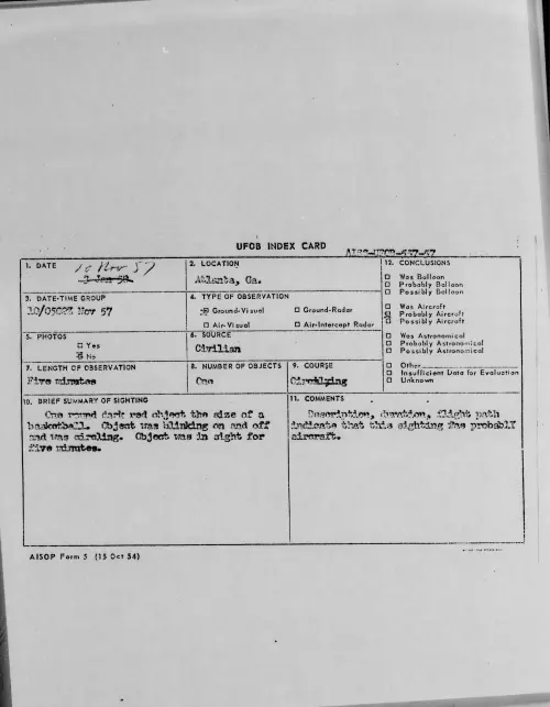 First page of 1957.11 - 6782495 - Atlanta, Ga