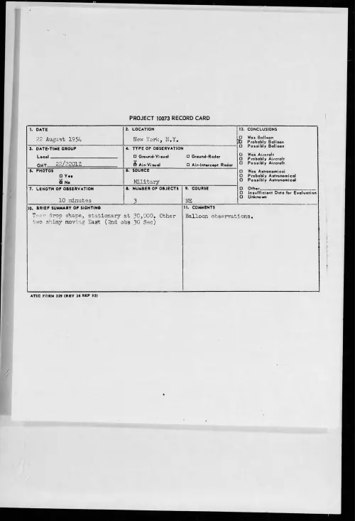 First page of 1954.08 - 8716529 - New York, N.Y