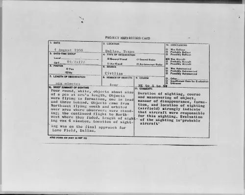 First page of 1956.08 - 6788442 - Dallas, Texas