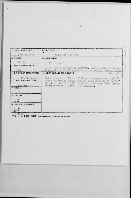 First page of 1953.01 - 9543426 - EAU Callie. Florida