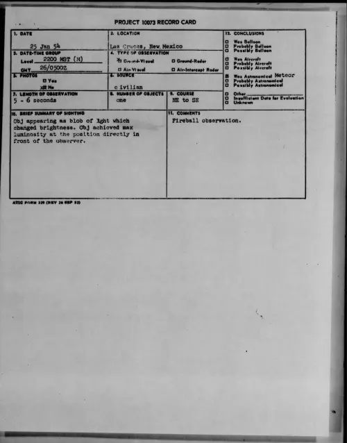 First page of 1954.01 - 6779661 - Las Cruces, New Mexico