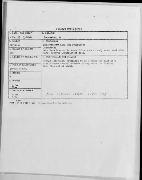 First page of 1953.02 - 9550739 - Lancaster, Pa