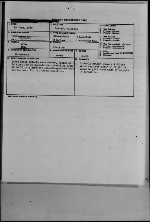 First page of 1960.06 - 7814116 - Denver, Colorado