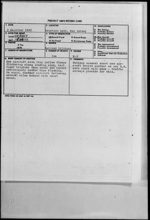 First page of 1957.12 - 6968633 - Mountain Lake, New Jersey