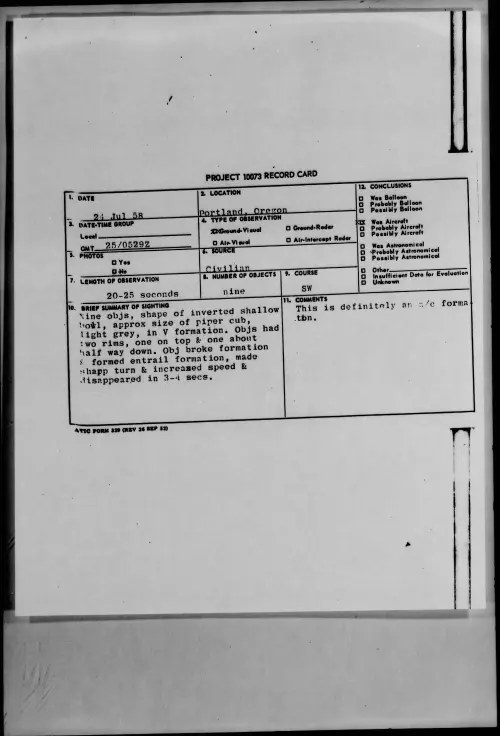 First page of 1958.07 - 8856918 - Portland, Oregon