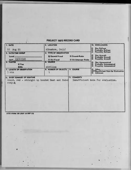 First page of 1955.08 - 6972095 - Alhambra, Calif