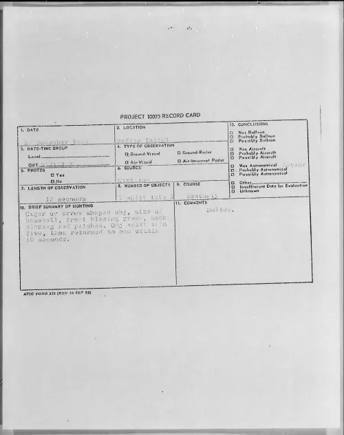 First page of 1958.11 - 7202970 - Baffin Island
