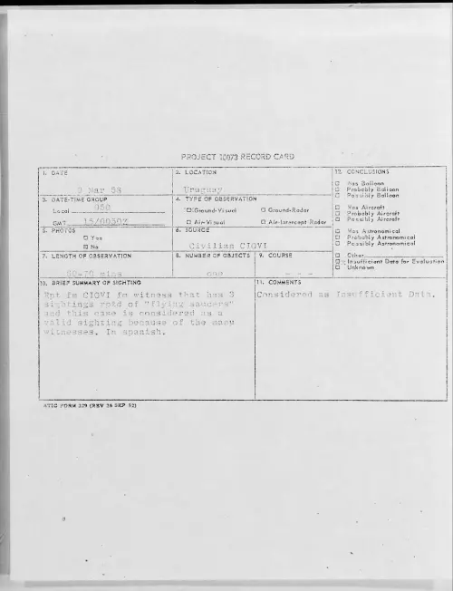 First page of 1958.03 - 6963666 - Uruguay