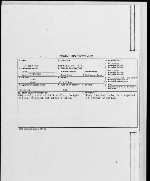 First page of 1958.05 - 7227893 - Farmington, N.M