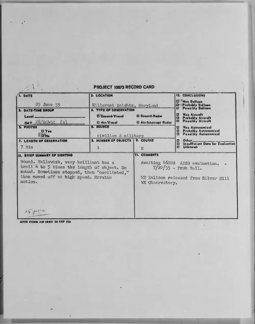 First page of 1955.06 - 6967271 - Hillcrest Heights, Maryland
