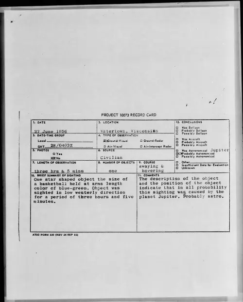 First page of 1956.06 - 6786649 - Watertown, Wisconsin