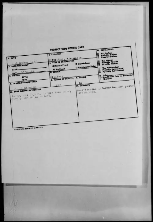 First page of 1957.11 - 6778846 - Milwaukee, Wisconsin