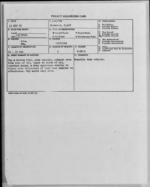 First page of 1955.09 - 7339363 - Palmdale, Calif