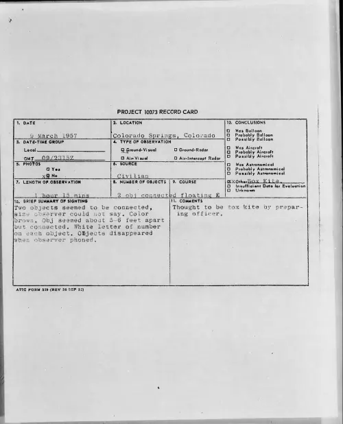 First page of 1957.03 - 6787387 - Colorado Springs, Colorado