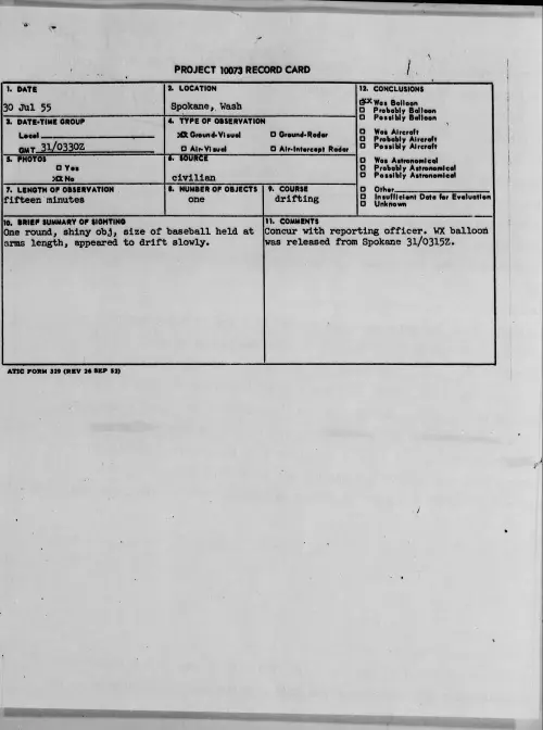 First page of 1955.07 - 6970957 - Spokane, Wash