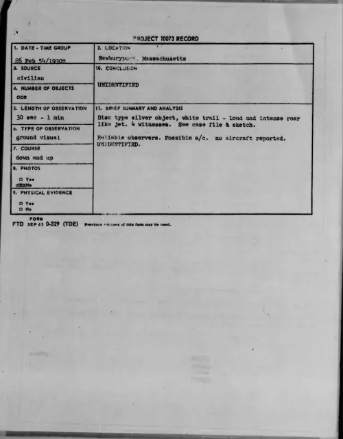 First page of 1954.02 - 6780192 - Newburyport, Massachusetts