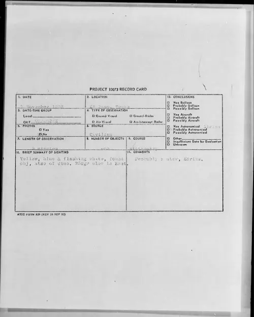 First page of 1958.11 - 7202230 - El Paso, Texas