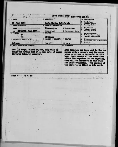 First page of 1955.07 - 6970339 - Santa Maria, California