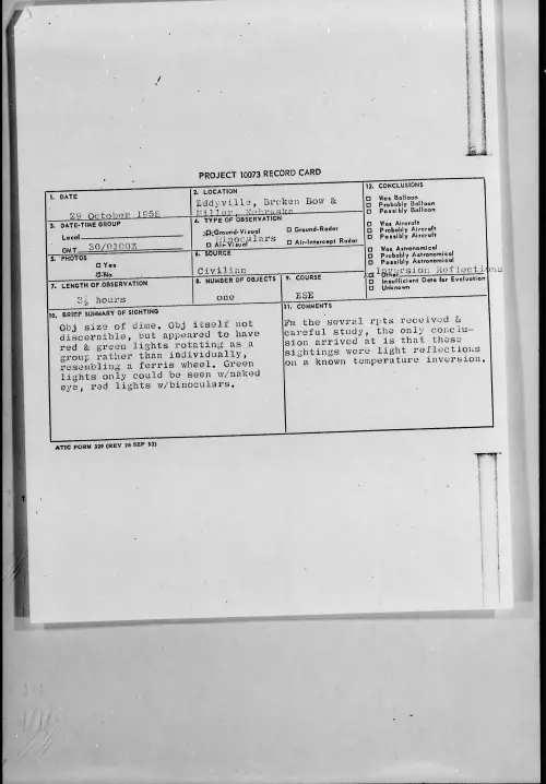 First page of 1958.10 - 7201396 - Eddyville, Broken Bow & Miller, Nebraska