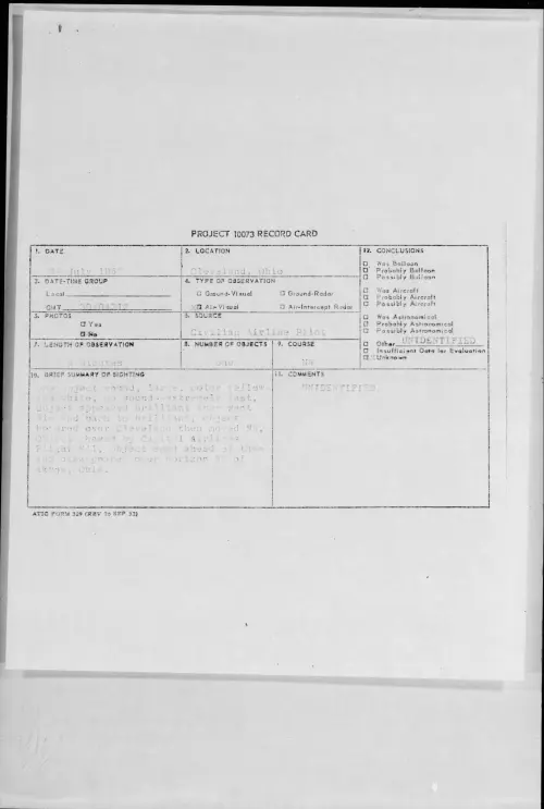First page of 1957.07 - 6964732 - Cleveland, Ohio