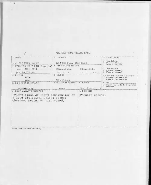 First page of 1955.01 - 6965998 - Kalispell, Montana