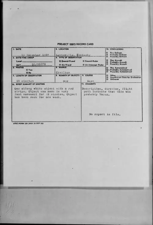First page of 1957.11 - 6783264 - Louisville, Kentucky