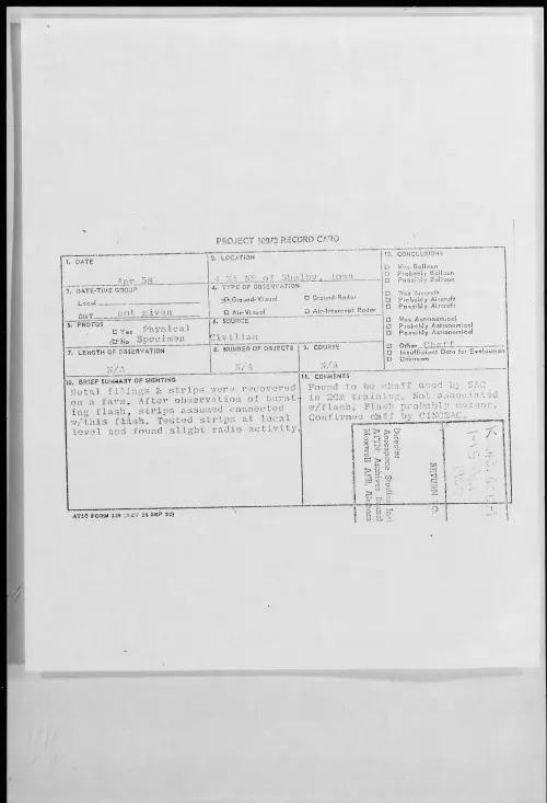 First page of 1958.04 - 6965883 - 4 Mi NE of Shelby, Iowa