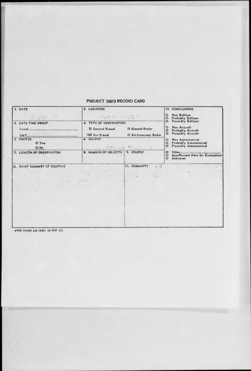 First page of 1961.04 - 8677506 - 04.20N 111.03E