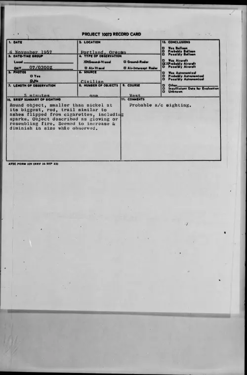 First page of 1957.11 - 6780683 - Portland, Oregon