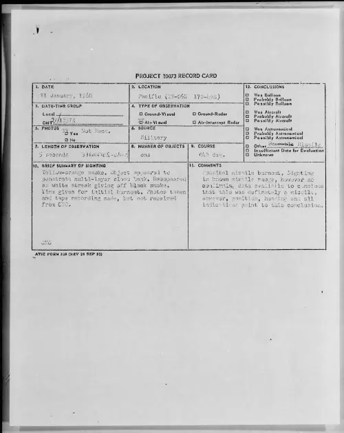 First page of 1960.01 - 6968284 - Pacific (22-06N 179-49E)