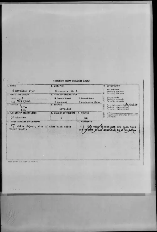First page of 1957.11 - 7233656 - Gransmere, N. J