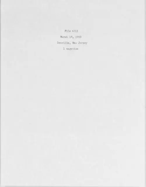 First page of 1959.03 - 6975463 - Denville, New Jersey (#6311)