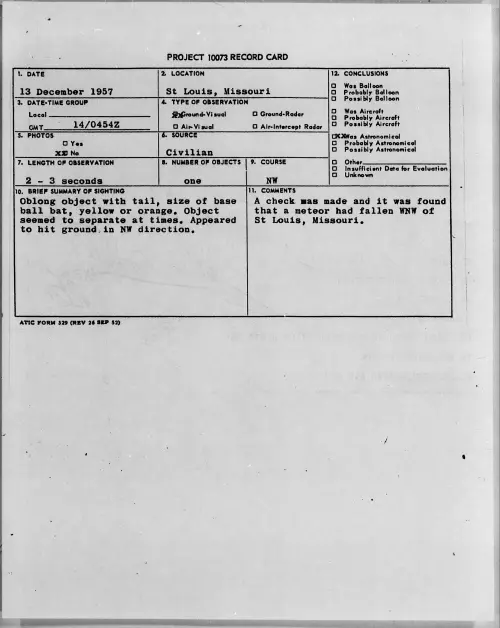 First page of 1957.12 - 6970609 - St Louis, Missouri