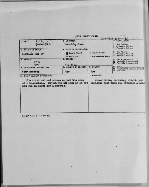 First page of 1957.11 - 6782576 - Norwich, Conn