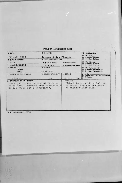 First page of 1956.07 - 6787779 - Jacksonville, Florida